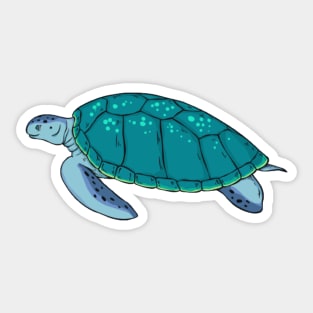 Tribal sea turtle spirit animal Sticker